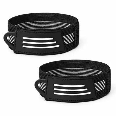 Bicycle Trouser Strap Clips with Elastic Bands, Pair