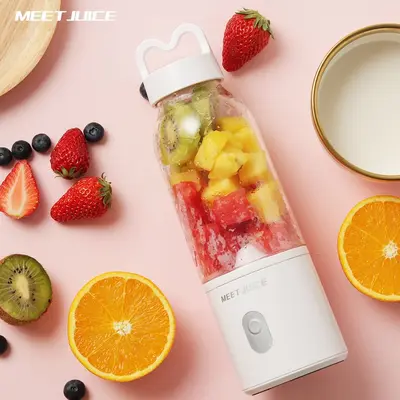 Electric juice maker, rechargeable, 500 ml, portable
