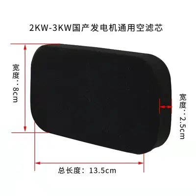 Air Filter for 168F170 Petrol Generator, Compatible with GX160, 2-5 kW