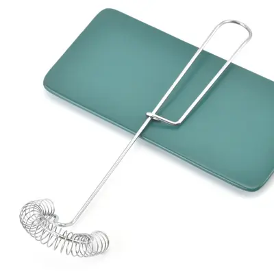 Creative extended handle stainless steel wire egg white separator stainless steel spring manual egg beater egg mixer