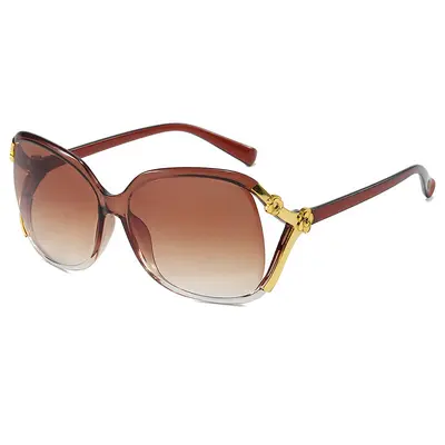 Women's Fox Head Sunglasses, Classic Large Frame Fashion Sunglasses - 8