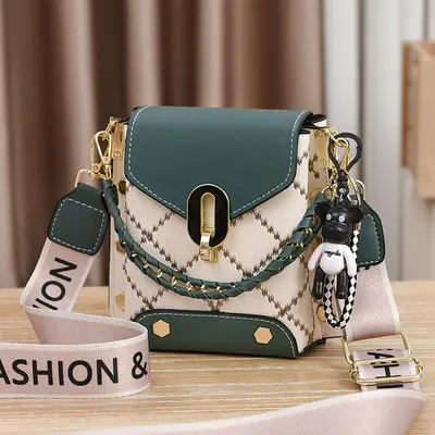 Manufacturer's New Summer Bag Korea Style Simple Small Square Bag Fashion Versatile Single Shoulder Cross Body Fashion Mini Mobile Phone Bag Women's Bag - 7