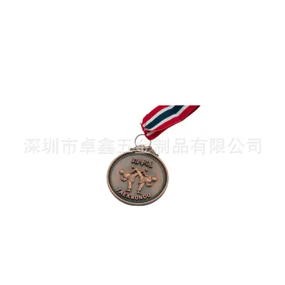 Electroplated Metal Medal, Gold Silver Bronze, Sports Competition