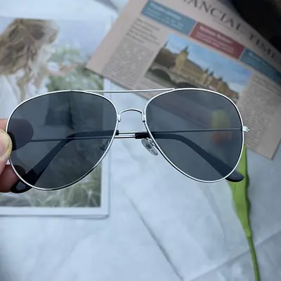 Classic Aviator Reflective Film Frog Mirror Retro Colored Sunglasses Versatile Fashion Sunglasses Manufacturer Wholesale - 9