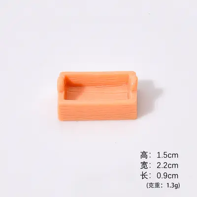 Simulated Retro Kitchen Utensils Set Resin Accessories Mini Kitchen DIY Dollhouse Pretend Play Toys Tabletop Decoration - 12