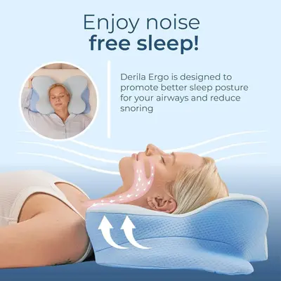 Hersteller Großhandel Schmetterlings-Nackenstützkissen mit Eisseide Kühlkissenbezug Schlafkissen Nackenschutz nicht einfallende Memory Foam Kissen
