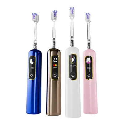 Fully Automatic Sonic Electric Toothbrush with Smart Display, Soft Bristles