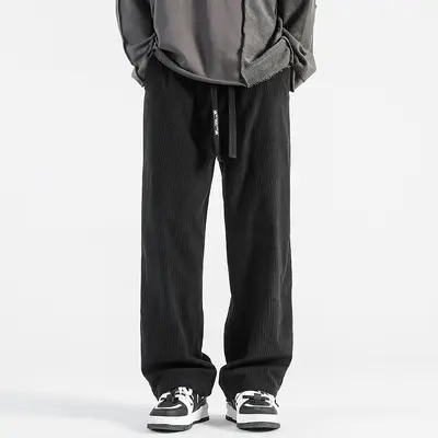 Herren-Cordhose, locker gerade, weites Bein - 7