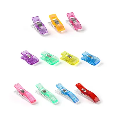 Colorful Plastic Patchwork Clip, Cross Stitch Positioning, Small