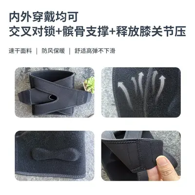 抖音爆款 半月板 运动护膝 出口 支撑护膝 热能护膝 温度42-45度