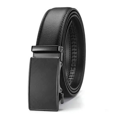 High-end Leather Belt Men's Waist Belt Automatic Buckle Genuine Leather Belt Casual Business Men's Trousers Belt Customizable LOGO Export Style - 12