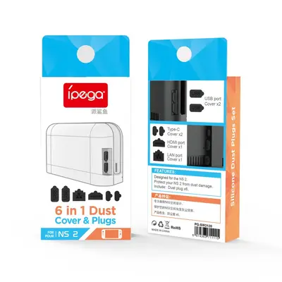 Switch 2. Generation Hauptplatine Staubstecker Switch 2 Spielkonsole Sechser-Kombo-Staubstecker-Set PG-SW2120