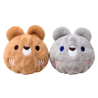 Squeaky Dog Toy Ball and Cat Plush Toy, Durable and Interactive - 6