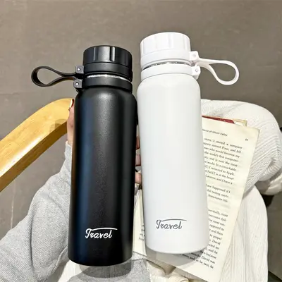 Large-Capacity Stainless Steel Thermos with Tea Infuser - 4