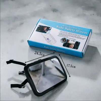 360° Rotating Car Baby Mirror, Rear-Facing Infant Rearview Mirror - 8