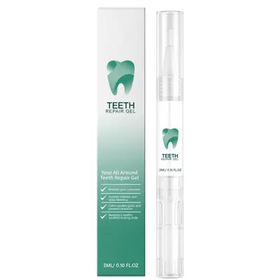 Teeth care gel pen for tartar and stain removal