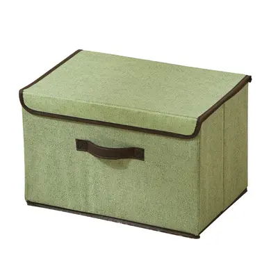 Kleidungsaufbewahrungsbox Heimklappbar staubdichte Aufbewahrungsbox mit Deckel Multifunktionale Stoffbox für Kleidung und Hose