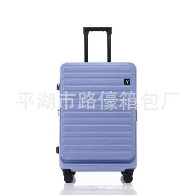 Expandable 20-Inch Unisex Trolley Suitcase with Combination Lock, Large Capacity - 6