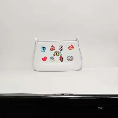 In Stock Personalized EVA Handheld Underarm Bag Bestselling Cosmetic Bag Perforated Single Shoulder Bag DIY Cartoon Accessories Crossbody Bag