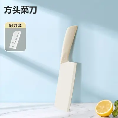 Stainless steel kitchen knife set, lightweight portable with cutting board - 6