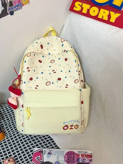 Large-Capacity Printed School Backpack for Primary and Middle School Students, Wear-Resist - 6