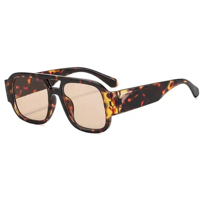 Men's and Women's Classic Double-Bridge Sunglasses, UV Protection, Driving - 5