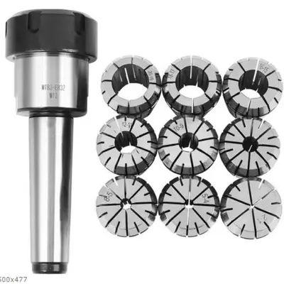 ER11-5mm Gravür Motoru Uzatma Mili 7 Parça Set, ER11 Pens - 5