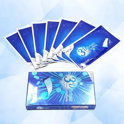 3D Teeth Whitening Strips, Transparent - 3