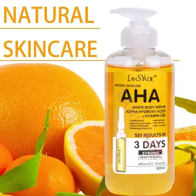 Cross-border AHA original solution vitamin C ampoule essence fruit acid moisturizing repair brightening skin lightening serum 500ml - 7