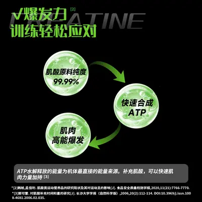 肌肉博士肌酸高纯度健身补剂一水肌酸官方正品旗舰店增肌营养食品