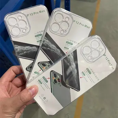 Apple 15 Pro Max/13 Pro Max transparente TPU Huelle XR kompatibel