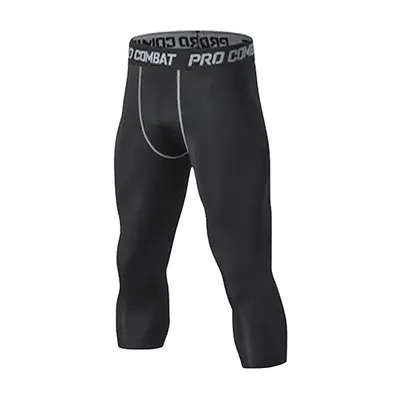 Men's Basketball Compression Tights, 7/8 Length, Breathable, Quick-Dry - 6