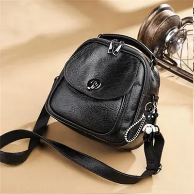 Damen-Umhängerucksack, weich, klein, multifunktional - 2