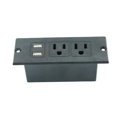 Built-In USB Socket for Furniture, American Standard Outlet