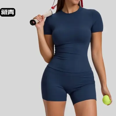 Yoga-Fitness-Set mit hoher Taille für Frauen