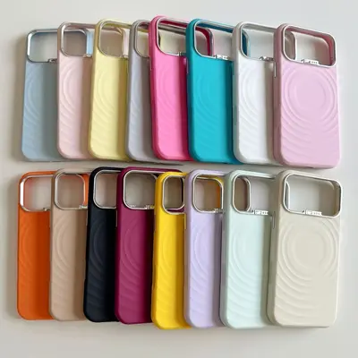 闪钻波漾磁吸适用iPhone18promax手机壳独立五金镜头框苹果17保护 - 2