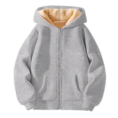 Kids' Fleece-Lined Thick Lamb Wool Winter Jacket - 7