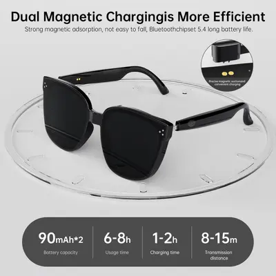 Akıllı gözlük, kemik iletimi, arama ve müzik dinleme, Bluetooth bağlantısı, rahat kullanım, fabrikadan doğrudan tedarik - 2