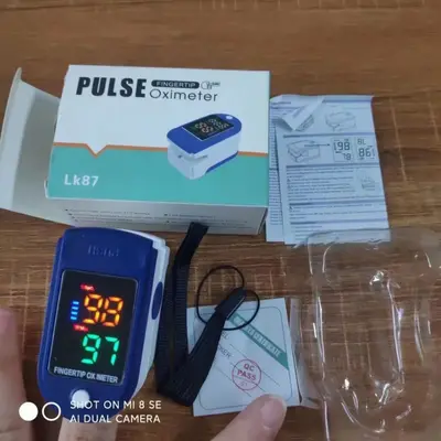 Parmak tipi kan oksijen ölçer, nabız ve oksijen doygunluğu izleme cihazı - 7