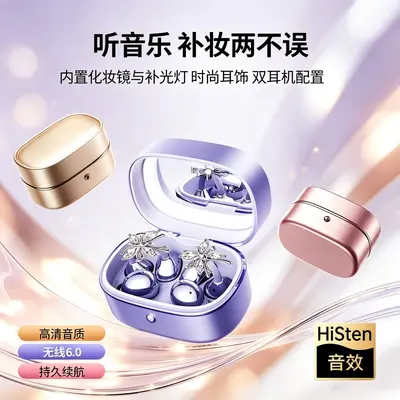M195 dual-ear clip Bluetooth earbuds with AI translation