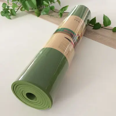 Einsteiger-Yogamatte aus TPE, 6 mm, monochrom, mit Unterstützung - 5