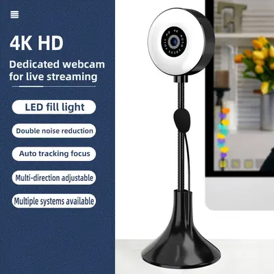4K auto focus webcam, driver-free - 10