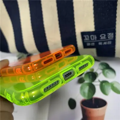 iPhone 11 phone case, fluorescent, air cushion