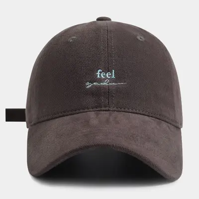Neue Buchstaben-Stickerei Baseballkappe Unisex Herbst-Winter koreanischer Stil Trend vielseitig einsetzbar Duckbill-Kappe lässig gesichtsschmeichelnd - 12