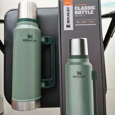 Stanley Paslanmaz Çelik Termos, 1 Litre Büyük Kapasiteli Seyahat Şişesi - 5