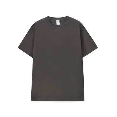 Herren Basic-T-Shirt, 100% Baumwolle, Kurzarm, Rundhals, lockere Passform