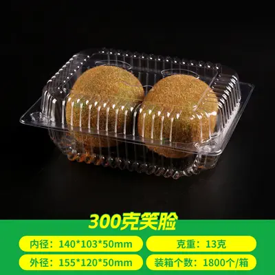 Disposable fruit box, food-grade plastic box for watermelon and strawberry, bento fruit cutting box, disposable transparent fruit and vegetable box - 13