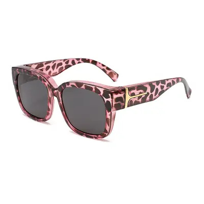 T-Frame Clip-On Sunglasses Fits Over Prescription Glasses, UV Protection - 4