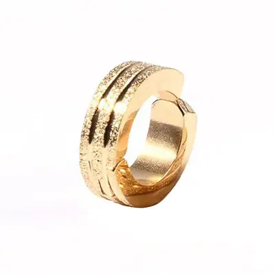 Non-piercing premium ear clips for men, fashion-forward frosted ear cuffs, trendy and unique ear accessories for men and women. - 11
