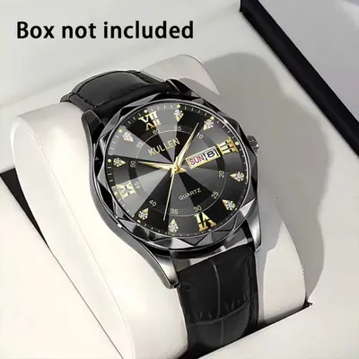Swiss men's watch, quartz, ultra-thin, calendar, waterproof - 8